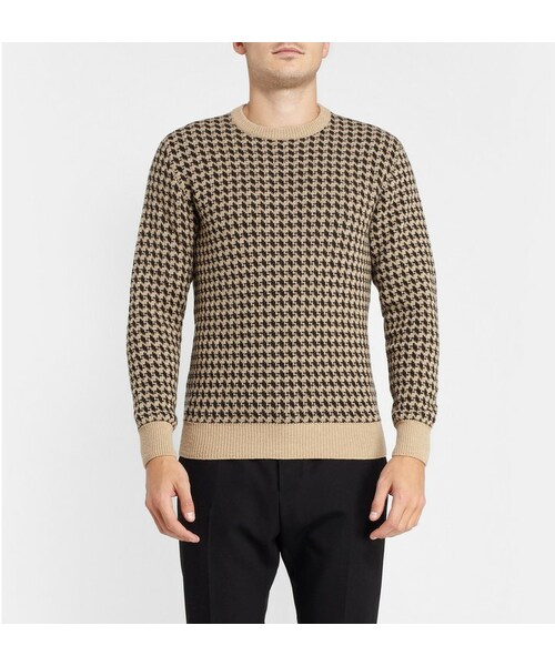 PIOMBO（ピオンボ）の「MP di Massimo Piombo Knitted Houndstooth ...