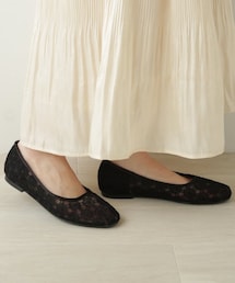 OUTLET | レースチュールフラットシューズ10(シューズ)