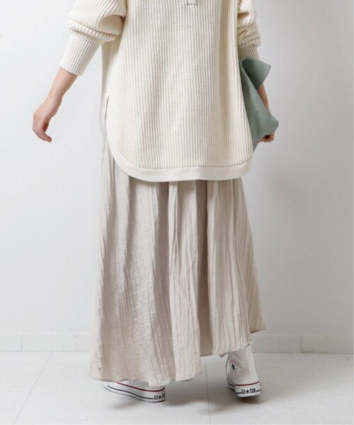 新品❤️Spick & Span シャイニータフタアシメヘムスカート Spick & Span（スピックアンドスパン）の「シャイニータフタ
