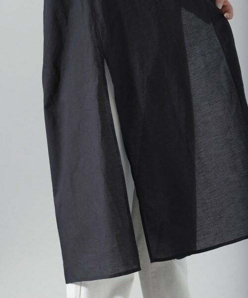 PAGEBOY（ページボーイ）の「【WEB先行予約】シアーボイルチャイナシャツワンピース（ワンピース/ドレス・レディース・オフホワイト/ブラック/グレージュ・F）」の12枚目の写真