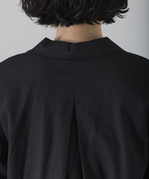 PAGEBOY（ページボーイ）の「【WEB先行予約】シアーボイルチャイナシャツワンピース（ワンピース/ドレス・レディース・オフホワイト/ブラック/グレージュ・F）」の10枚目の写真