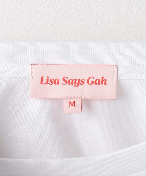 【タグ付き】【LISA SAYS GAH】 ストロベリー エンブロイダリーTEE EDIT. FOR LULU（エディットフォールル）の「【LISA SAYS GAH