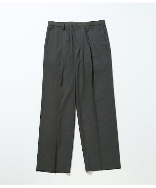 ADAM ET ROPE'(アダムエロペ)の「OGUZワイドスラックス(パンツ・メンズ・チャコール/ベージュ・M/S/L)」の1枚目の写真