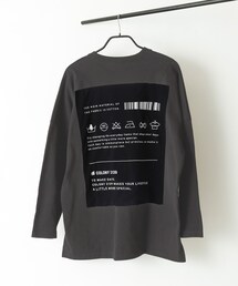 COLONY 2139（コロニートゥーワンスリーナイン）の「USAコットンBIGラベルプリント長袖Tシャツ（Tシャツ/カットソー・メンズ）」