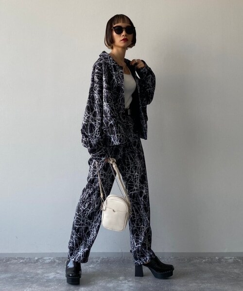 PAGEBOY（ページボーイ）の「ブラッシュペイントパンツ【WEB先行予約