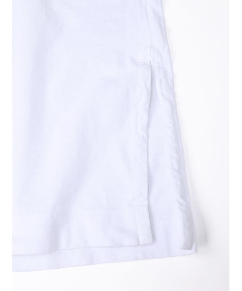 45R ビーズネックレスプリントのビッグスリットTシャツ 45R（フォーティファイブアール）の「ビーズネックレスプリント