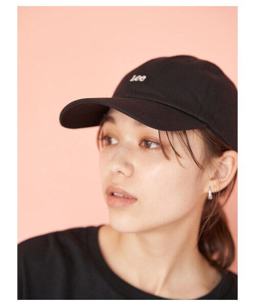 earth music&ecology(アースミュージックアンドエコロジー)の「【Special Price】Lee×earth ロゴ刺繍キャップ(帽子・ブラック/ベージュ/ブラウン・F)」の5枚目の写真