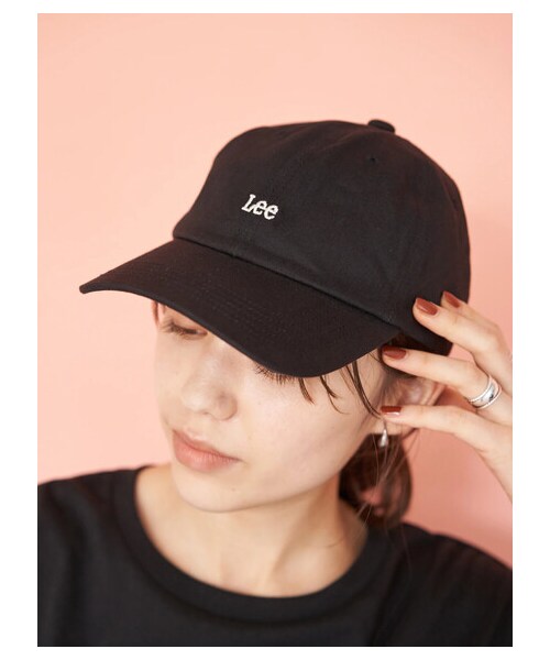 earth music&ecology(アースミュージックアンドエコロジー)の「【Special Price】Lee×earth ロゴ刺繍キャップ(帽子・ブラック/ベージュ/ブラウン・F)」の19枚目の写真