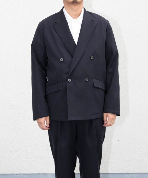 HERILL ヘリル WOOL SERGE W JACKET HERILL ヘリル WOOL SERGE W JACKET HERILL ヘリル WOOL SERGE W JACKET