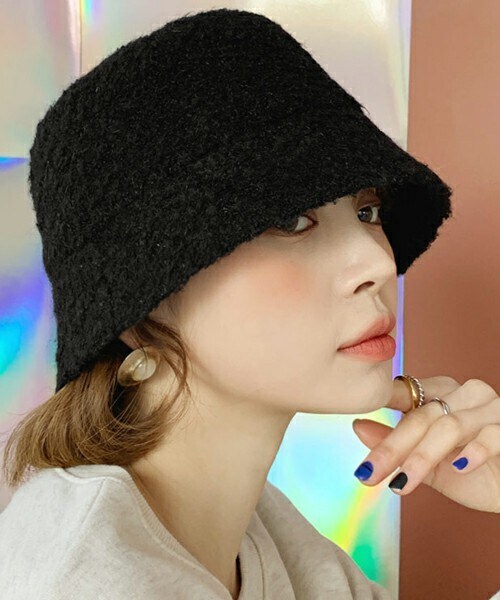 DHOLIC（ディーホリック）の「ソフトバケットハット（ハット・レディース・ライトベージュ/ココア/ブラック・ONESIZE）」の2枚目の写真