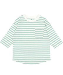 T>>2 | ボーダー七分袖Tシャツ(Tシャツ/カットソー)