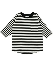 T>>2 | ボーダー七分袖Tシャツ(Tシャツ/カットソー)