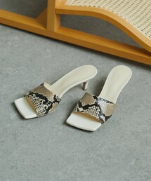 GALLARDAGALANTE（ガリャルダガランテ）の「【2.718】スクエアミュール（サンダル）」