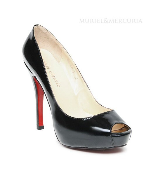 MURIEL&MERCURIA（マリエルアンドマキュリア）の「レザーエナメルパンプス（パンプス・レディース・RED/BLACK・36/38）」の2枚目の写真