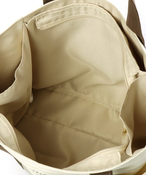 LEPSIM（レプシィム）の「マタニティ／撥水キャンバストート（バッグ・キナリ×ブラック/ブラック/キナリ×ブラウン）」の22枚目の写真