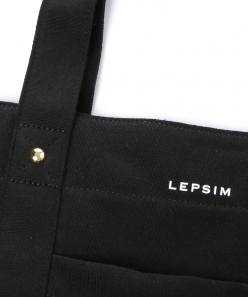 LEPSIM（レプシィム）の「マタニティ／撥水キャンバストート（バッグ・キナリ×ブラック/ブラック/キナリ×ブラウン）」の19枚目の写真