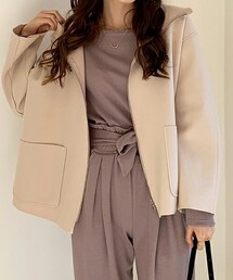 DHOLIC | フードジップアップジャンパー(その他アウター)