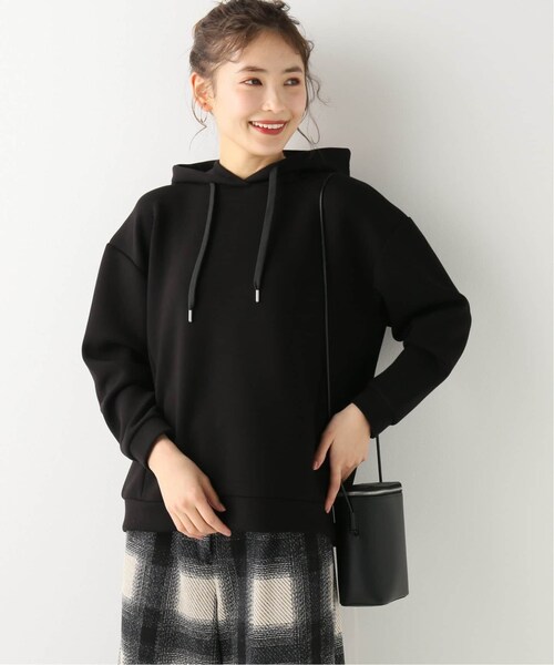 B.C STOCK(ベーセーストック)の「ダンボールフードプルオーバー 2(トップス・ブラック/フリー/在庫あり)」の1枚目の写真