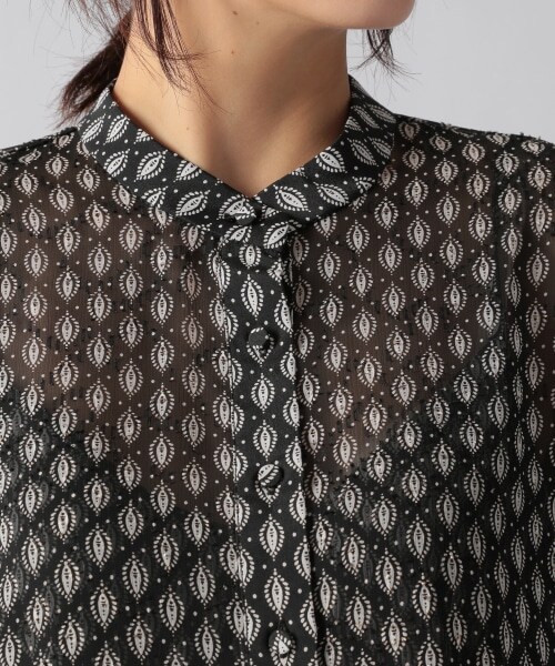 Ezick（エジック）の「キカガラキャミツキブラウス（トップス・ブラック）」の11枚目の写真