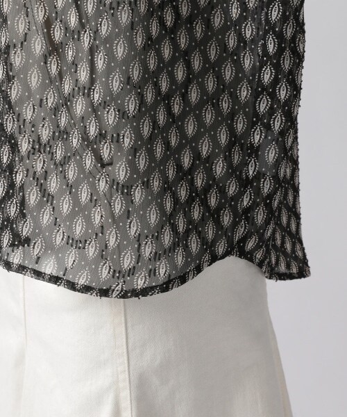 Ezick（エジック）の「キカガラキャミツキブラウス（トップス・ブラック）」の13枚目の写真