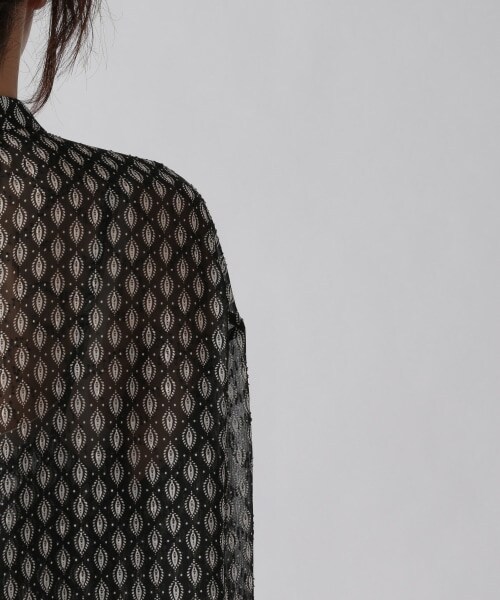 Ezick（エジック）の「キカガラキャミツキブラウス（トップス・ブラック）」の14枚目の写真