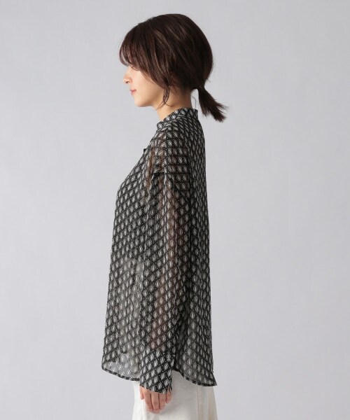 Ezick（エジック）の「キカガラキャミツキブラウス（トップス・ブラック）」の9枚目の写真