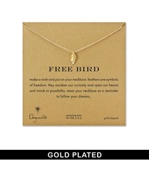 Dogeared | Dogeared Free Bird Feather Charm Necklace - Gold(ネックレス)
