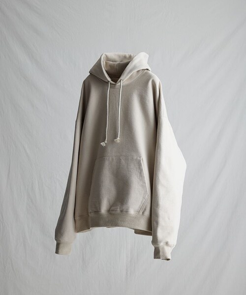 LIDNM（リドム）の「WIDE LOOSE PARKA（パーカー・メンズ・ブラウン/ホワイト・M/L）」の9枚目の写真