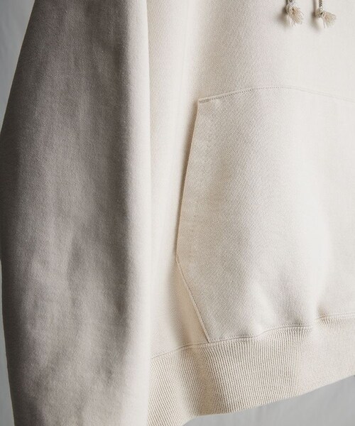 LIDNM（リドム）の「WIDE LOOSE PARKA（パーカー・メンズ・ブラウン/ホワイト・M/L）」の15枚目の写真