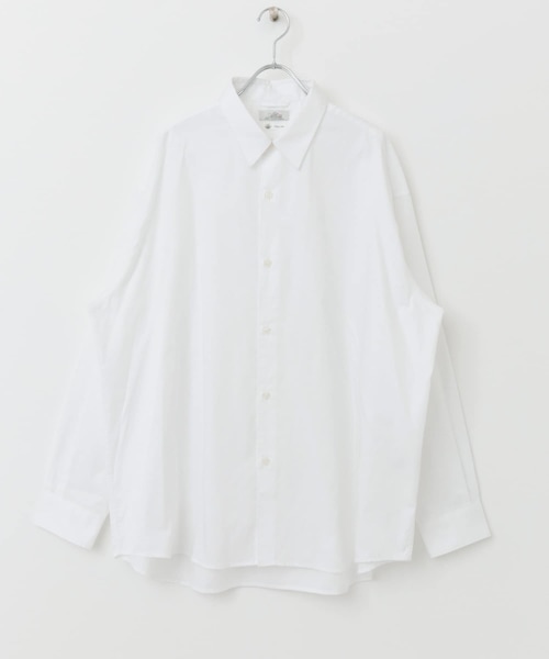 URBAN RESEARCH Sonny Label（アーバンリサーチサニーレーベル）の「ALBINIオーバーシャツ（その他・メンズ・ネイビー/ホワイト/ストライプ・M/L）」の10枚目の写真