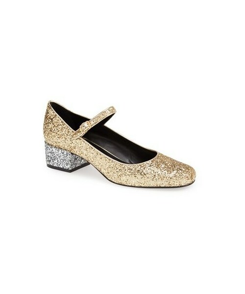 Saint Laurent（サンローラン）の「Saint Laurent Glitter Mary Jane 