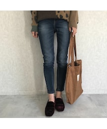 copine | 楽な履き心地スーパーストレッチ！美シルエットデニム/ミディアムウォッシュ(3size)【クリックポスト対象商品】(デニムパンツ)