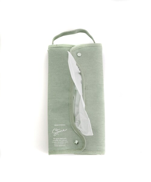 3coins スリーコインズ 3coins の Web 大型店舗限定カラー コットンティッシュケース 収納グッズ Wear