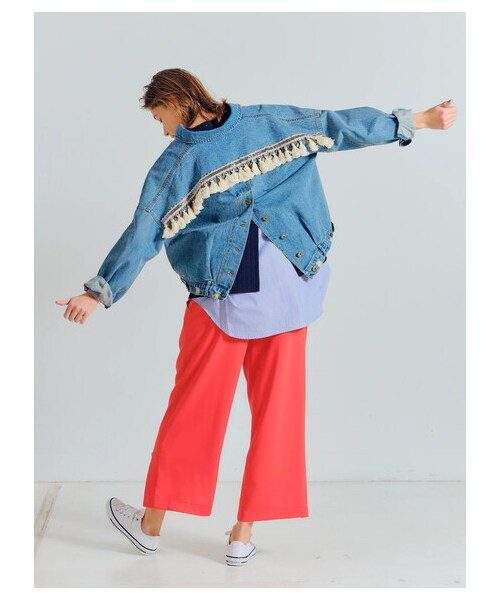 Editt by YECCA VECCA コインフリンジ デニムジャケット YECCA VECCA（イェッカヴェッカ）の「≪USED≫コインフリンジ
