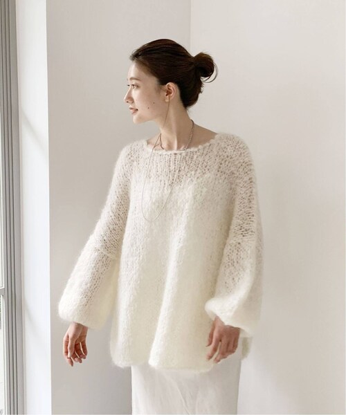 美品　plage イタリアヤーン HANDKNIT モヘヤ Plage イタリアヤーン HANDKNIT モヘヤ