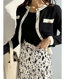 DHOLIC | ゴールドボタンカーディガン(カーディガン/ボレロ)