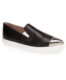 miu miu | Miu Miu Metal Cap Toe Skate Sneaker(スニーカー)