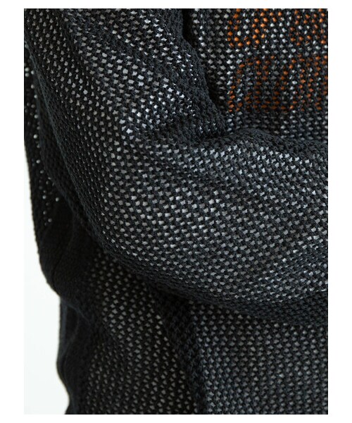 GARAGE OF GOOD CLOTHING（ガレージオブグッドクロージング）の「メッシュクルーネックプルオーバー（トップス・オフホワイト/ブラック/ライトベージュ・F）」の4枚目の写真