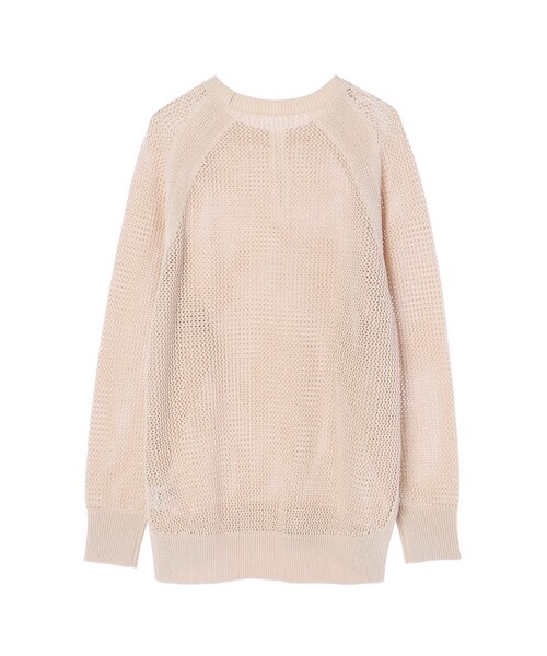 GARAGE OF GOOD CLOTHING（ガレージオブグッドクロージング）の「メッシュクルーネックプルオーバー（トップス・オフホワイト/ブラック/ライトベージュ・F）」の17枚目の写真