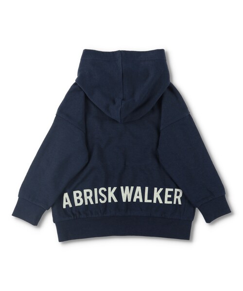 BRANSHES（ブランシェス）の「バックロゴパーカー（パーカー・キッズ・ベージュ/カラシ/ネイビーブルー・100cm～140cm）」の2枚目の写真