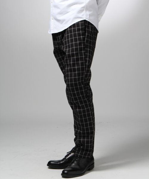 HARE（ハレ）の「ウィンドペンチェックパンツ（パンツ・メンズ・ブラック/ネイビー・Ｓ/Ｍ）」の3枚目の写真