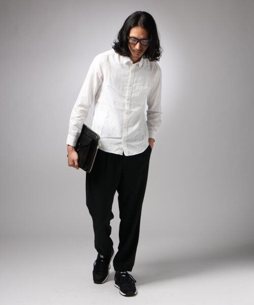 HARE（ハレ）の「スソシャーリングパンツ（パンツ・メンズ・ブラック/グレー/ダークグリーン・S/M/L）」の12枚目の写真