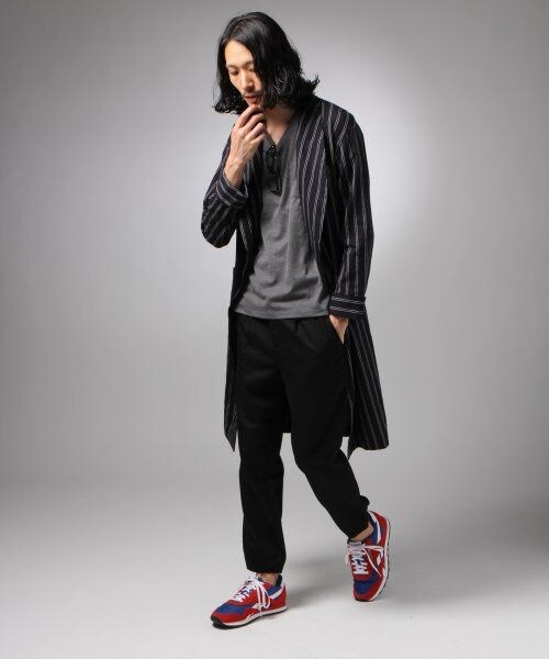 HARE（ハレ）の「スソシャーリングパンツ（パンツ・メンズ・ブラック/グレー/ダークグリーン・S/M/L）」の10枚目の写真