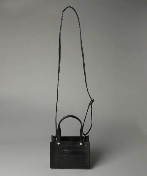 HARE(ハレ)の「スクエアショルダーミニBAG(バッグ・ブラック)」の8枚目の写真