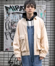 RAGEBLUE | ＜セットアップ着用可能＞コーデュロイビッグポケットブルゾン(ジャケット/アウター)