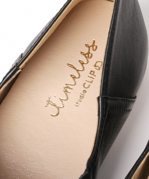 studio CLIP（スタディオクリップ）の「リアルレザーバブーシュ（シューズ・オフホワイト/ブラック）」の11枚目の写真