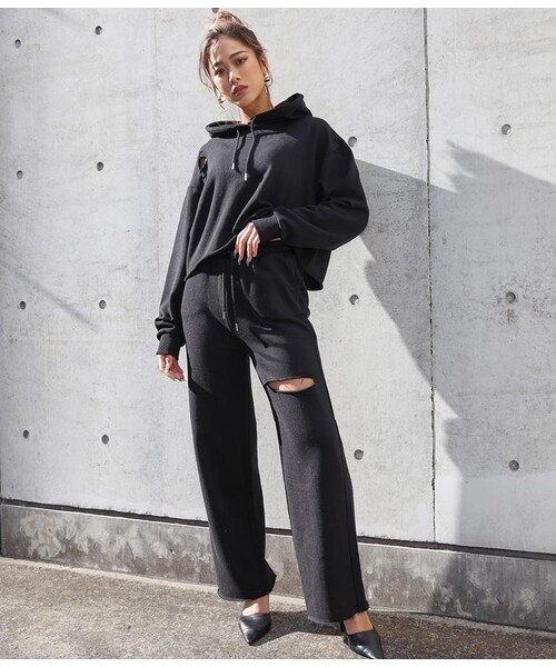 新品⭐️タグ付き ❤️Lサイズ ANEW メンズ トップス　ブラック人気セットアップ 新品⭐️タグ付き ❤️Lサイズ ANEW メンズ トップス ブラック人気