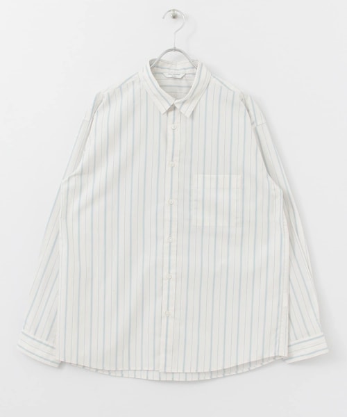 URBAN RESEARCH DOORS（アーバンリサーチドアーズ）の「ストライプドロップショルダーシャツ（その他・メンズ・Beige Srp/Blue Srp/Ecru Srp・38/40）」の22枚目の写真