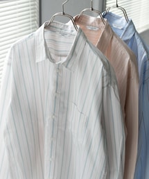 URBAN RESEARCH DOORS | ストライプドロップショルダーシャツ(その他)