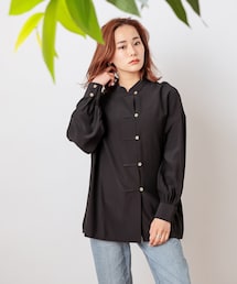 BARAK | 長袖チャイナシャツ(シャツ/ブラウス)